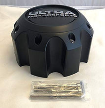 Load image into Gallery viewer, Ultra Motorsports Matte Black Wheel Center Cap (Qty 1) Pn: 89-9782 with Screws