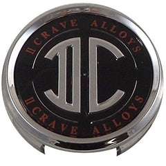 2 Crave Wheels Chrome Lug Wheel Center Caps QTY 2 # pd-cap65-p5149