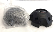 Load image into Gallery viewer, ULTRA 5 Lug Extreme Black Wheel Center Cap (QTY 2) p/n # 89-9754SBX WITH BOLTS