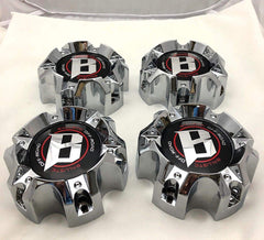 Incubus 6 Lug WX04FB Chrome Wheel Center Caps Qty 4# WX04-135/139.7-6H LG0805-1