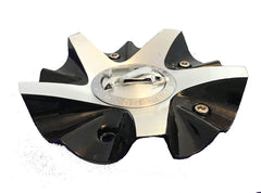 Zinik BLACK AND SILVER Custom Center Cap of (1) pn: CAP-Z25A-B5
