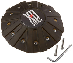 Set of FOUR KMC XD WHEEL PROS 846L215B Wheel Center Cap