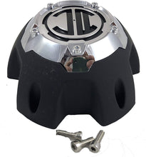 Load image into Gallery viewer, 2 Crave 5 LUG Black & Chrome Wheel Center Cap (QTY 4) # NX-5H-E