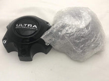Load image into Gallery viewer, Ultra Motorsports 6 Lug Gloss Black Wheel Center Cap Set of 4 Pn: 89-9764BK with Bolts
