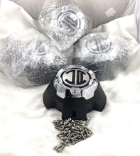 Load image into Gallery viewer, 2 Crave 5 LUG Black & Chrome Wheel Center Cap (QTY 4) # NX-5H-D