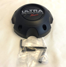 Load image into Gallery viewer, ULTRA 5 Lug Extreme Black Wheel Center Cap (QTY 2) p/n # 89-9756SBX WITH BOLTS