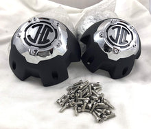 Load image into Gallery viewer, 2 Crave 5 LUG Black & Chrome Wheel Center Cap (QTY 4) # NX-5H-C