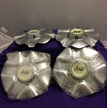 Load image into Gallery viewer, AWC Chrome Wheel Center Cap Set of Four (4) pn: 98-1211