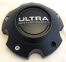 Load image into Gallery viewer, ULTRA 5 Lug Black Wheel Center Cap (QTY 4) p/n # 89-9750 WITH BOLTS