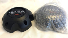 Load image into Gallery viewer, ULTRA 5 Lug Extreme Black Wheel Center Cap (QTY 4) p/n # 89-9756SBX WITH BOLTS