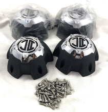 Load image into Gallery viewer, 2 Crave 5 LUG Black & Chrome Wheel Center Cap (QTY 4) # NX-5H-E