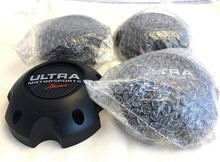 Load image into Gallery viewer, ULTRA 5 Lug Extreme Black Wheel Center Cap (QTY 4) p/n # 89-9756SBX WITH BOLTS