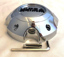 Load image into Gallery viewer, Ultra 5 Lug Chrome Wheel Center Cap (Qty 1) p/n # 89-9750 with Bolts