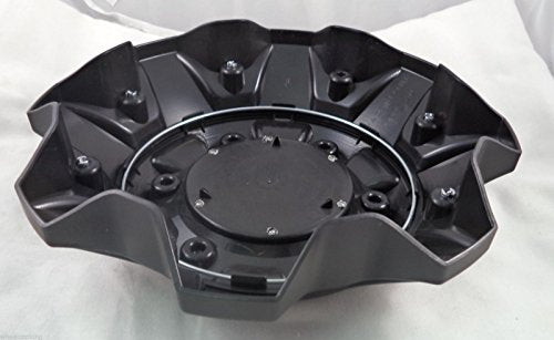 Fuel 8 Lug Black Open Wheel Center Cap # 1002-53-B, M-447 - with Screws Fuel 8 Lug Black Open Wheel Center Cap # 1002-53-B, M-447 - with Screws