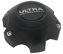 Load image into Gallery viewer, Ultra Motorsports 6 Lug Matte Black Wheel Center Cap Qty 1 Pn: 89-9764 with Bolts