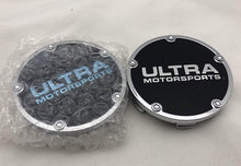 Load image into Gallery viewer, Ultra Motorsports Black Wheel Center Cap Set of 2 Pn: 89-9004SB