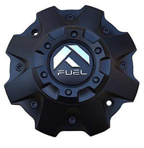 Fuel Matte Black Chrome Rivets Wheel Center Cap (Qty 1) 1001-79b