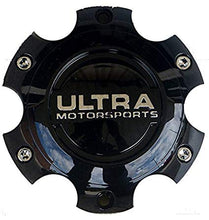 Load image into Gallery viewer, Ultra Motorsports 6 Lug Gloss Black Wheel Center Cap (Qty 2) Pn: 89-9765BK