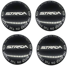 Load image into Gallery viewer, Strada C-225-3 Black Wheel Center Cap (4 Pack)
