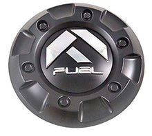 Load image into Gallery viewer, Fuel Matte Black Wheel Center Caps Set of Four (4) M-447, 1001-58