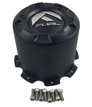 Load image into Gallery viewer, Fuel Matte Black Custom Wheel Center Cap FOUR (4) 1003-28mb