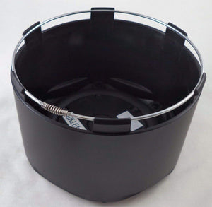 Fuel Black Black Rivets Custom Wheel Center Caps Set of Two (2) 1003-49TMB