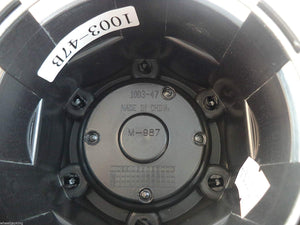 Fuel Matte Black Custom Wheel Center Caps (QTY 2) 1003-47b