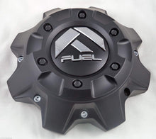 Load image into Gallery viewer, Fuel Matte Black Chrome Rivets Wheel Center Caps (QTY 4) 1002-40, 1002-41