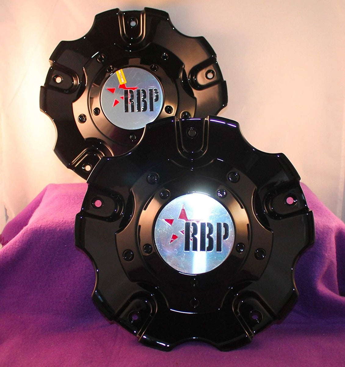 RBP Wheels Custom Center Cap Black (Set of 2) # C-218-CAP C-93R-17/18 ...