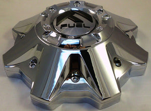 Fuel Chrome Custom Wheel Center Caps Set of Two (2) 1002-53B M-447 8-Lug