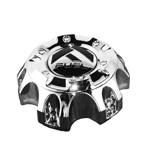 Fuel Wheels 6 Lug Custom Center Cap Chrome (Set of 2) # 1001-58 1001-65 CAP M-447 ST-MQ804-150