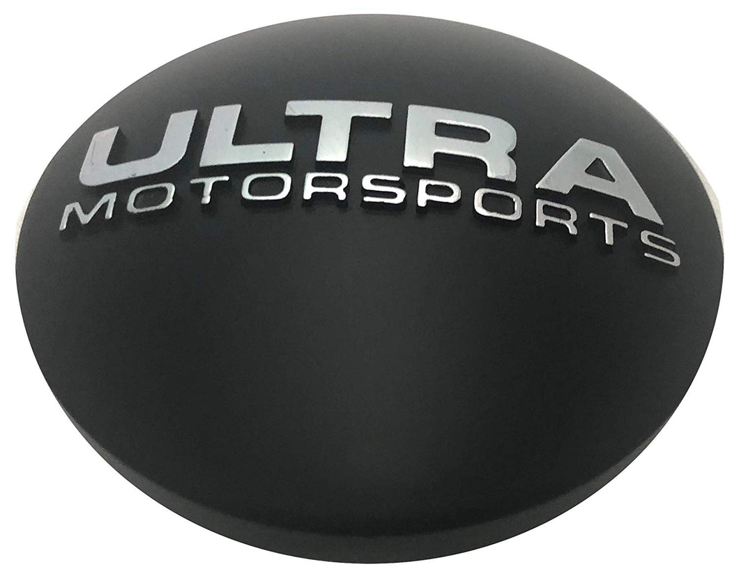 Ultra Motorsports Matte Black Wheel Center Cap Set of 2 Pn: 89-9450SB