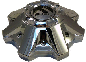 Fuel Chrome Custom Wheel Center Caps Set of Two (2) 1002-53B M-447 8-Lug
