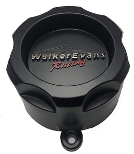 Walker Evans Racing 5 Lug Matte Black Wheel Center Caps Set of 2 # WKR-9705SB with Screws