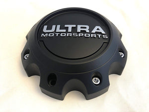 Ultra Motorsports Matte Black Wheel Center Cap (QTY 1) Pn: 89-9780