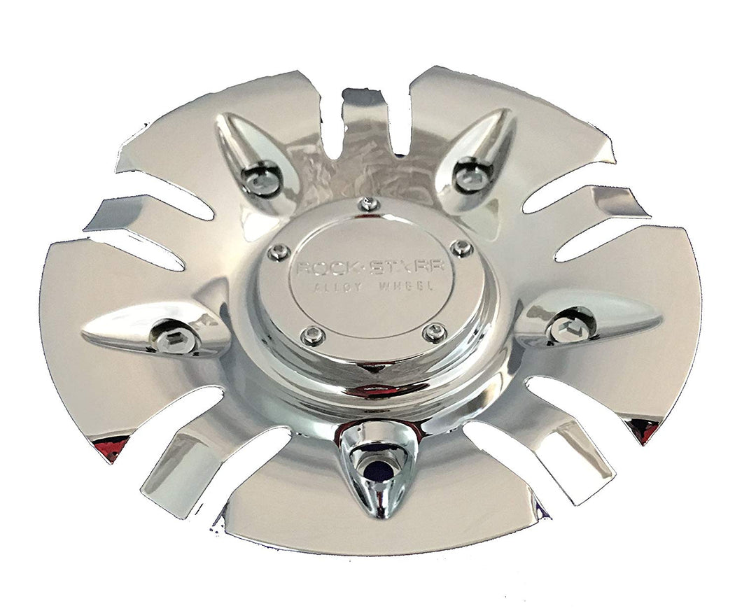 RockStarr CHROME Wheel Center Cap (TWO) NEW # 410L160