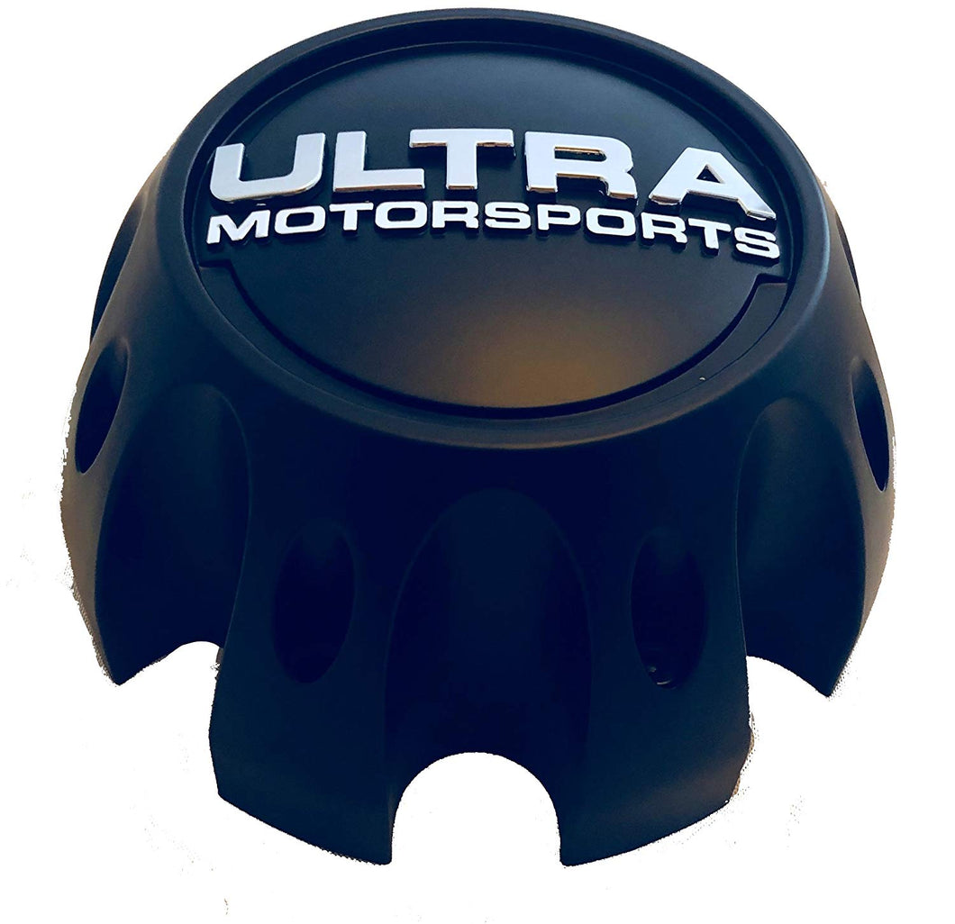 Ultra Motorsports Matte Black Back Dually Wheel Center Cap (Qty 2) Pn: 89-9771SB