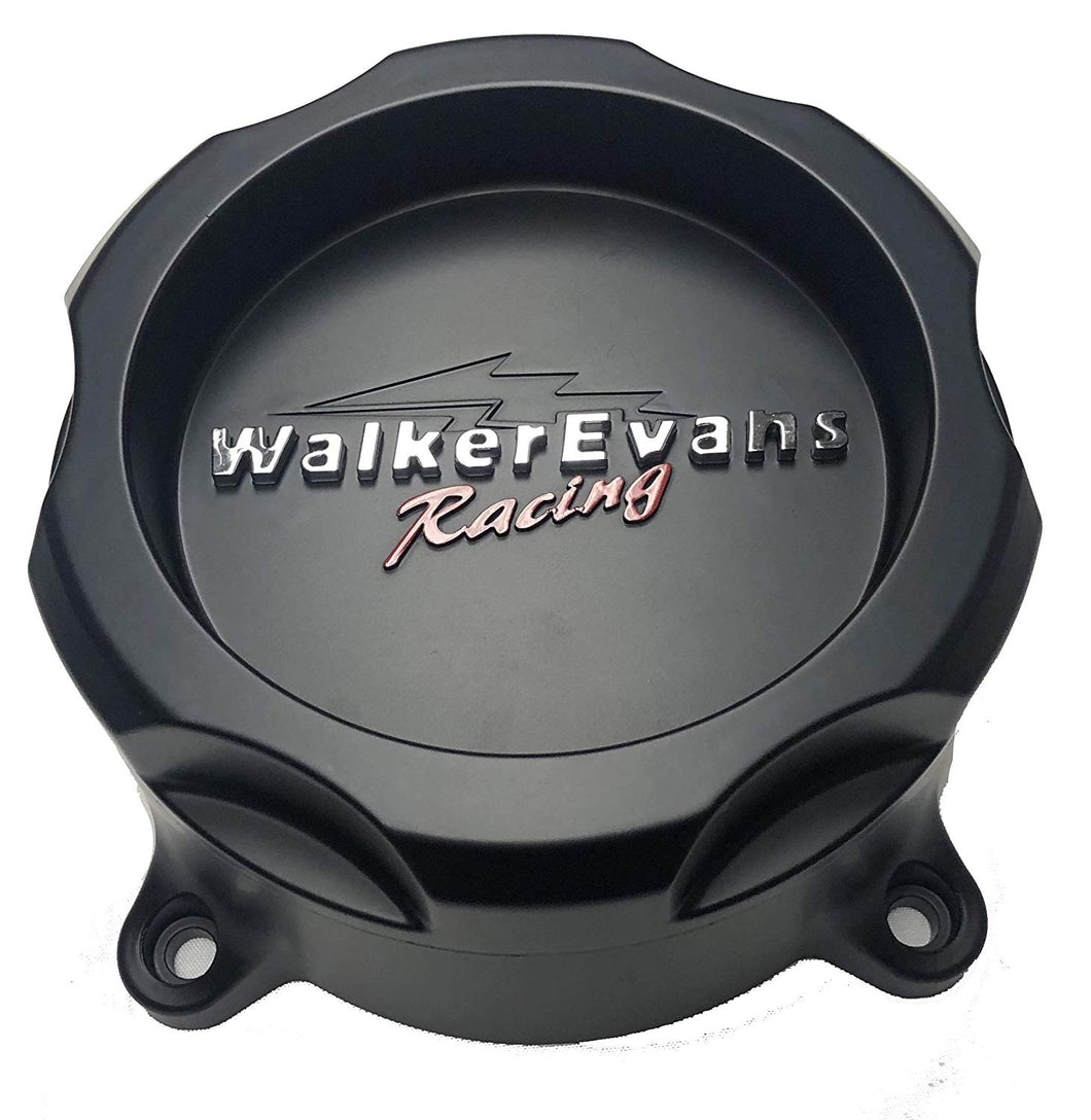 Walker Evans Racing 8 Lug Matte Black Wheel Center Cap # WRX-9708SB 62851785F-7 with Screws