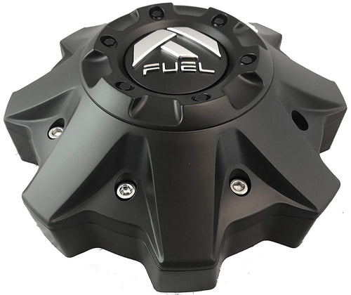Fuel Matte Black Wheel Center Cap (4) 1002-49, M-447, 1002-53B-1