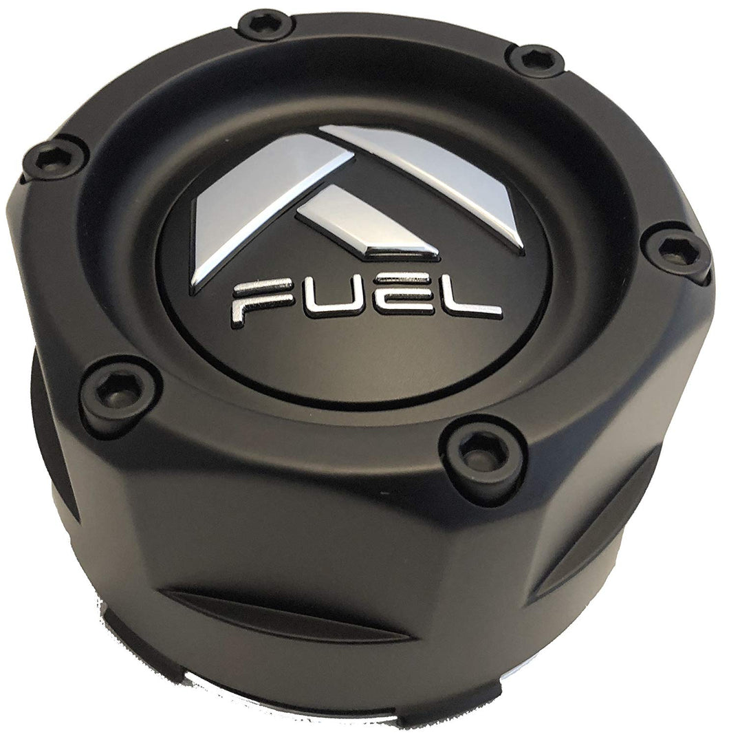 Fuel Wheels Matte Black Center Cap Set of Four (4) # 1003-45MB
