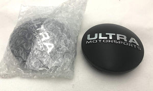 Ultra Motorsports Matte Black Wheel Center Cap Set of 4 Pn: 89-9450SB