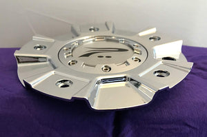 Platinum Chrome Custom Wheel Center Cap Set of 4 Pn: 89-9499