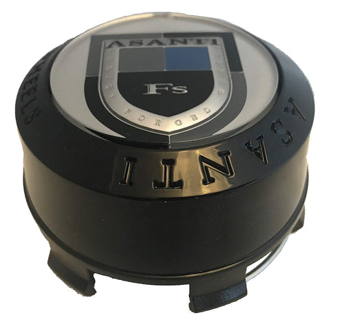ASANTI BLACK Wheel Center Cap Chrome (Set of 2) # C100-TB, PV CAP