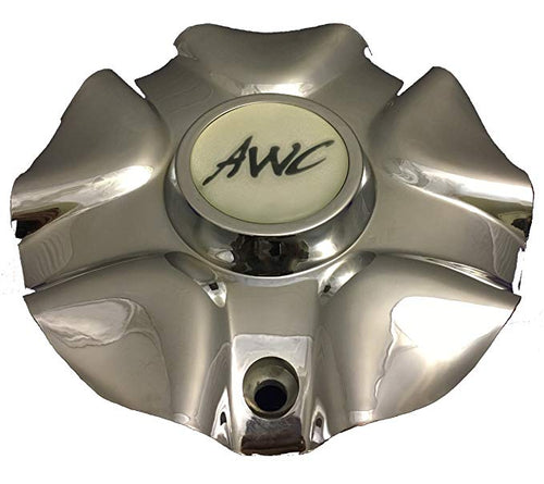AWC Chrome Wheel Center Cap Set of Four (4) pn: 98-1211