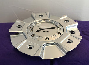 Platinum Chrome Custom Wheel Center Cap Set of 4 Pn: 89-9499