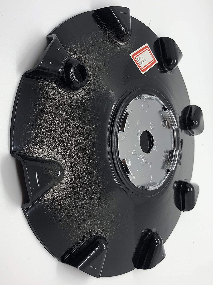 Strada c-863-3 Black & Silver Wheel Center Cap C-STRA-1 – Wheel Cap Sales
