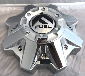 Fuel Chrome Wheel Center Cap (2) 1002-49B, M-447, 1002-53B-1