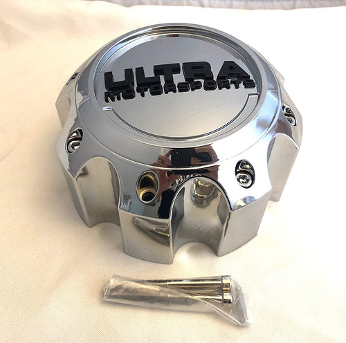 Ultra Motorsports Chrome Wheel Center Cap (QTY 2) Pn: 89-9782 WITH SCREWS