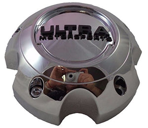 Ultra Motorsports 5 LUG Chrome Wheel Center Cap Set of 1 Pn: 89-9756