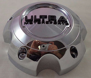 Ultra Motorsports 5 LUG Chrome Wheel Center Cap Set of 1 Pn: 89-9756